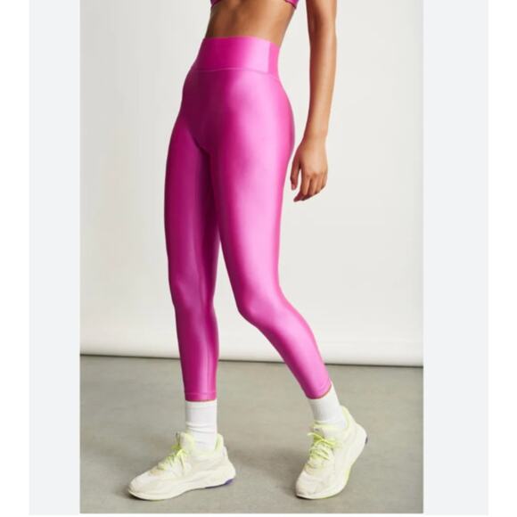 All Access Center Stage Leggings Electric Pink Activewear Athleisure Fitness S - Picture 1 of 6